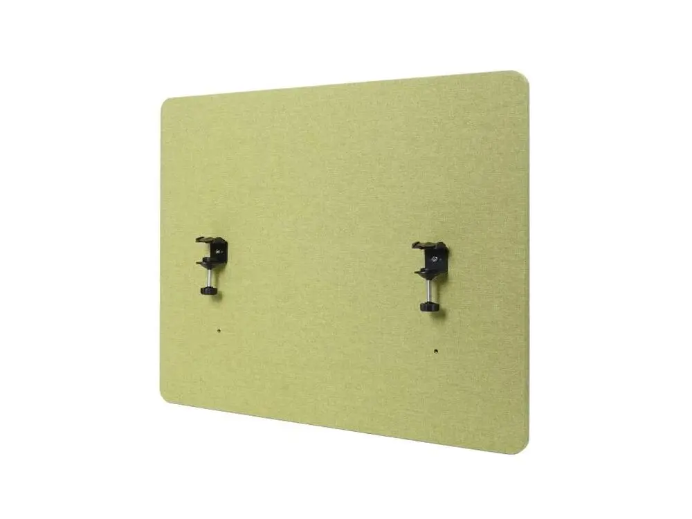 Cloison acoustique de bureau MCW-G75, 60x75cm vert avec revêtement anti-rayures