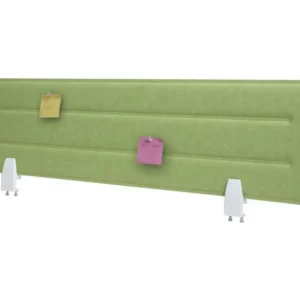 Cloison de bureau MCW-G76, 100x30cm vert pour poste de travail réglable