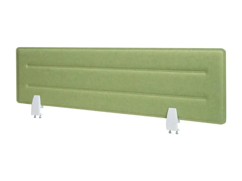 Cloison de bureau MCW-G76, 100x30cm vert pour poste de travail réglable