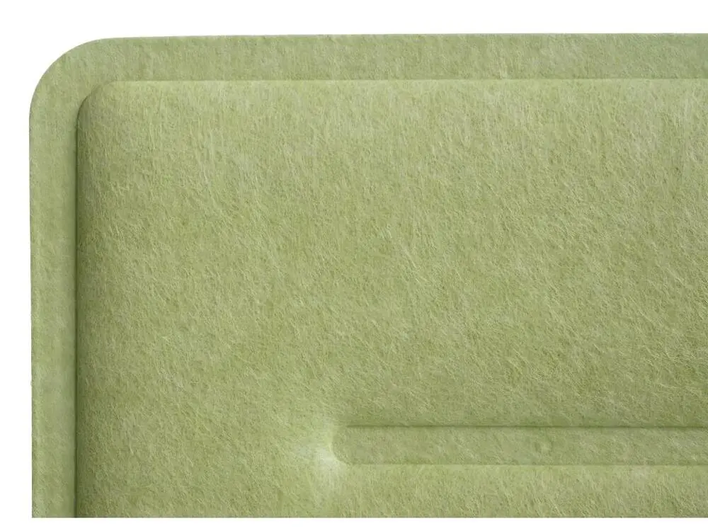 Cloison de bureau MCW-G76, 100x30cm vert pour poste de travail réglable