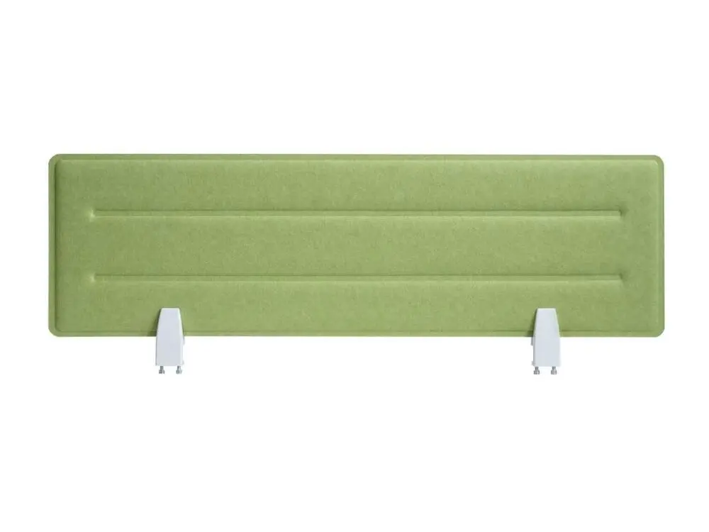 Cloison de bureau MCW-G76, 100x30cm vert pour poste de travail réglable