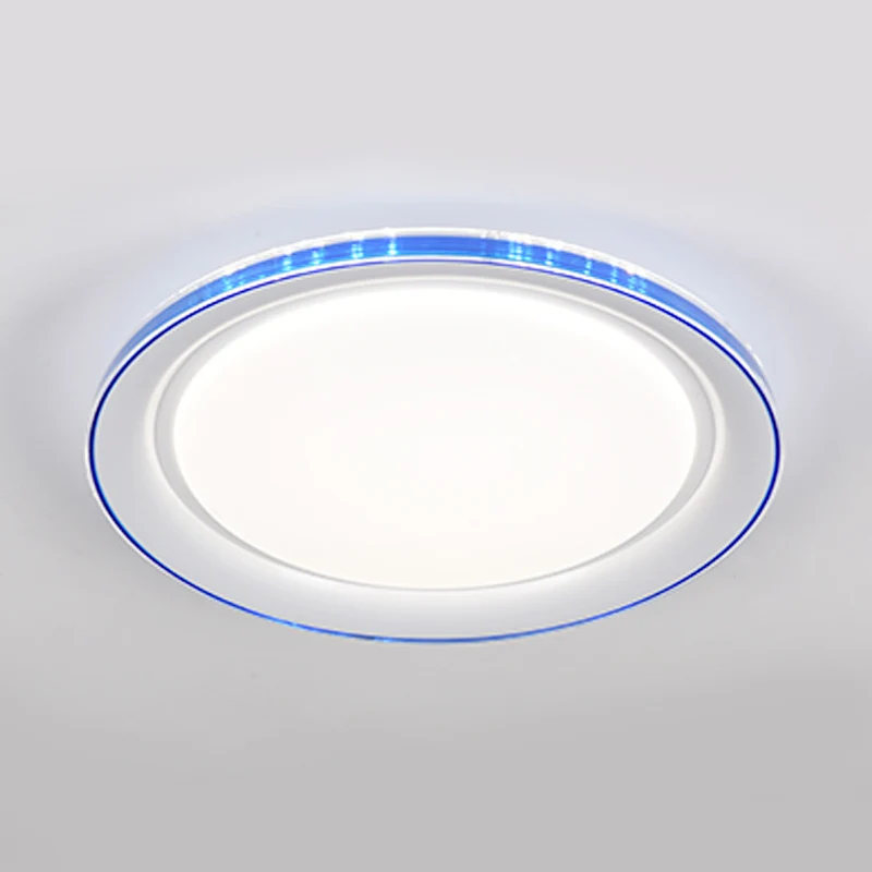 Coussin ergonomique pour Macaron novateur circulaire plafonnier acrylique sous-teinte LED plafonnier pour bureau