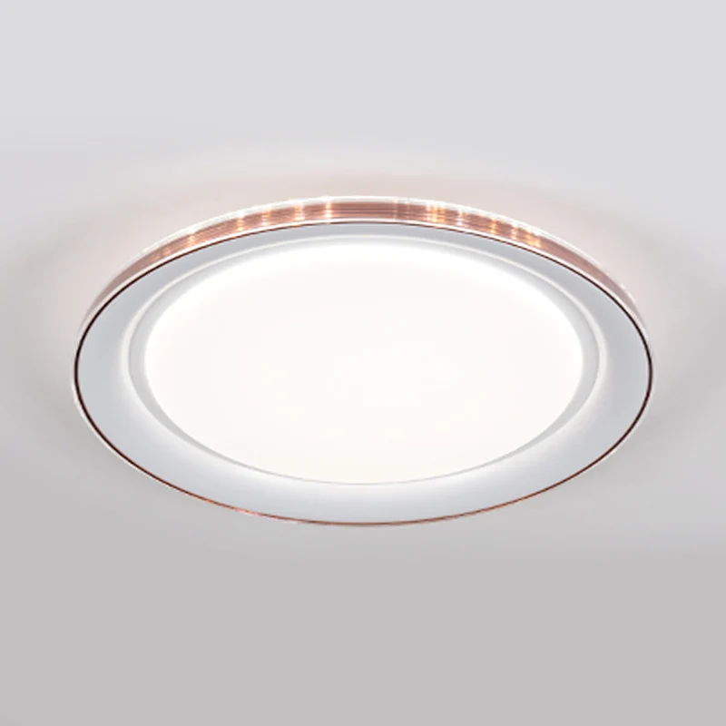 Macaron novateur circulaire plafonnier acrylique sous-teinte LED plafonnier pour bureau