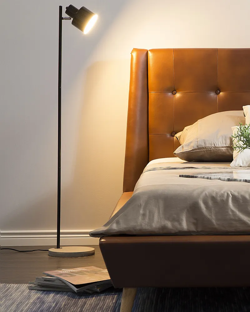 Metal Floor Lamp Noir jais CORBONES