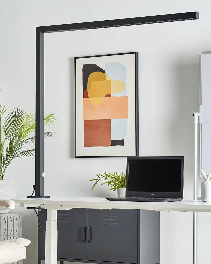 Métallique LED Clamp-On Desk Lamp Black VOLANS
