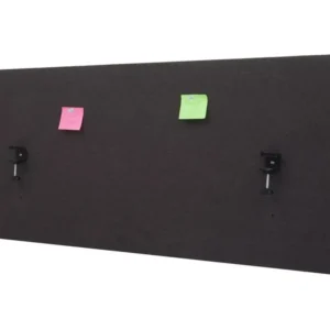 Organisateur de câbles Cloison acoustique de bureau MCW-G75, 140x60cm, marron-gris