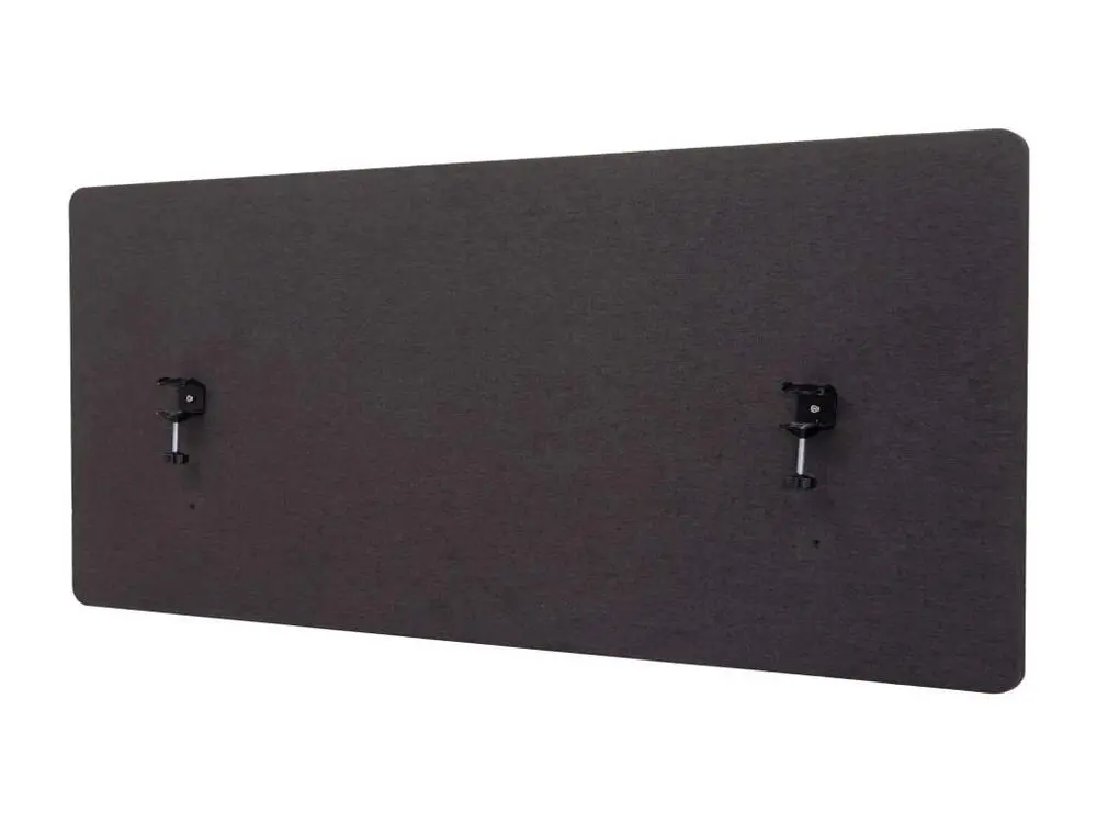 Organisateur de câbles Cloison acoustique de bureau MCW-G75, 140x60cm, marron-gris