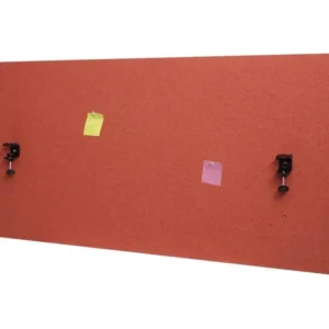 Pieds antidérapants pour Cloison acoustique de bureau MCW-G75, 140x60cm brun