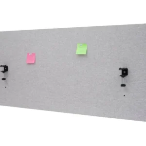 Équipement de Bureau Ergonomique Cloison acoustique de bureau MCW-G75, 140x60cm, gris