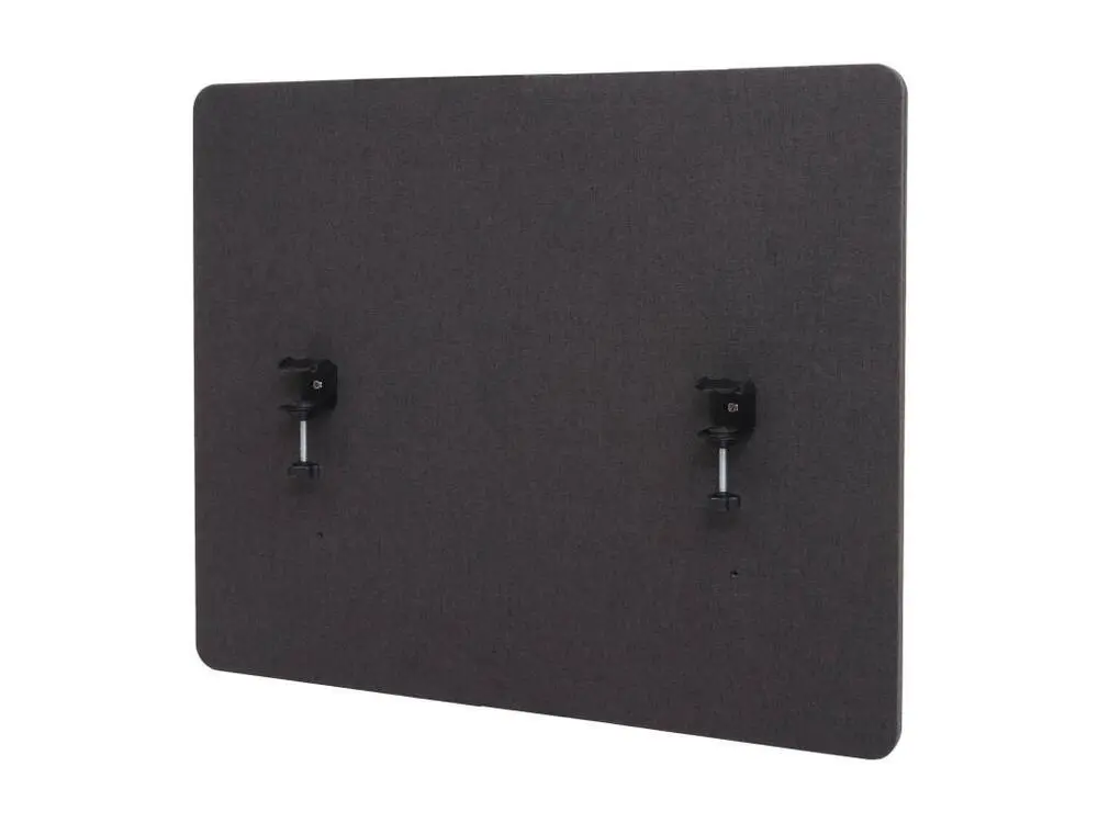 Système de suspension Cloison acoustique de bureau MCW-G75, 75x60cm,marron-gris