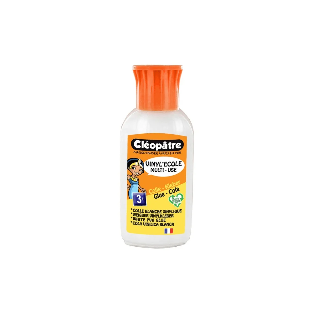 Colle cleopatre blanche vinyl' ecole – Qualité & Prix chez Alpha55 – Style, confort et durabilité réunis – édition spéciale