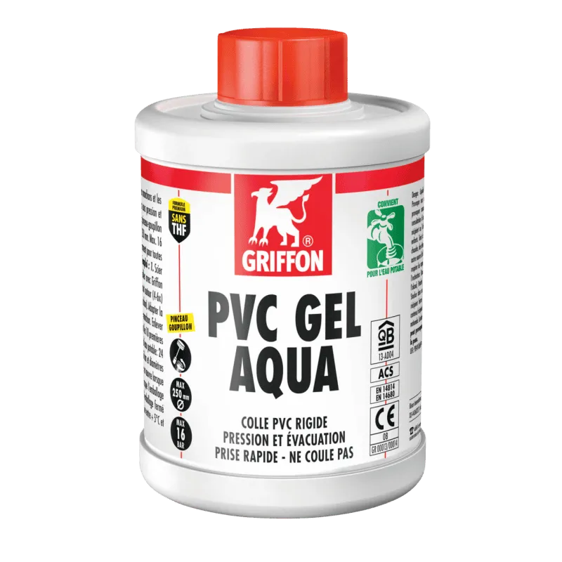 Colle VINYLE GEL AQUA - bidon 1l - GRIFFON 6140216