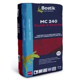 Mortier-Colle Bostik MC 240 FLUIDE & EXPRESS - 25 KG