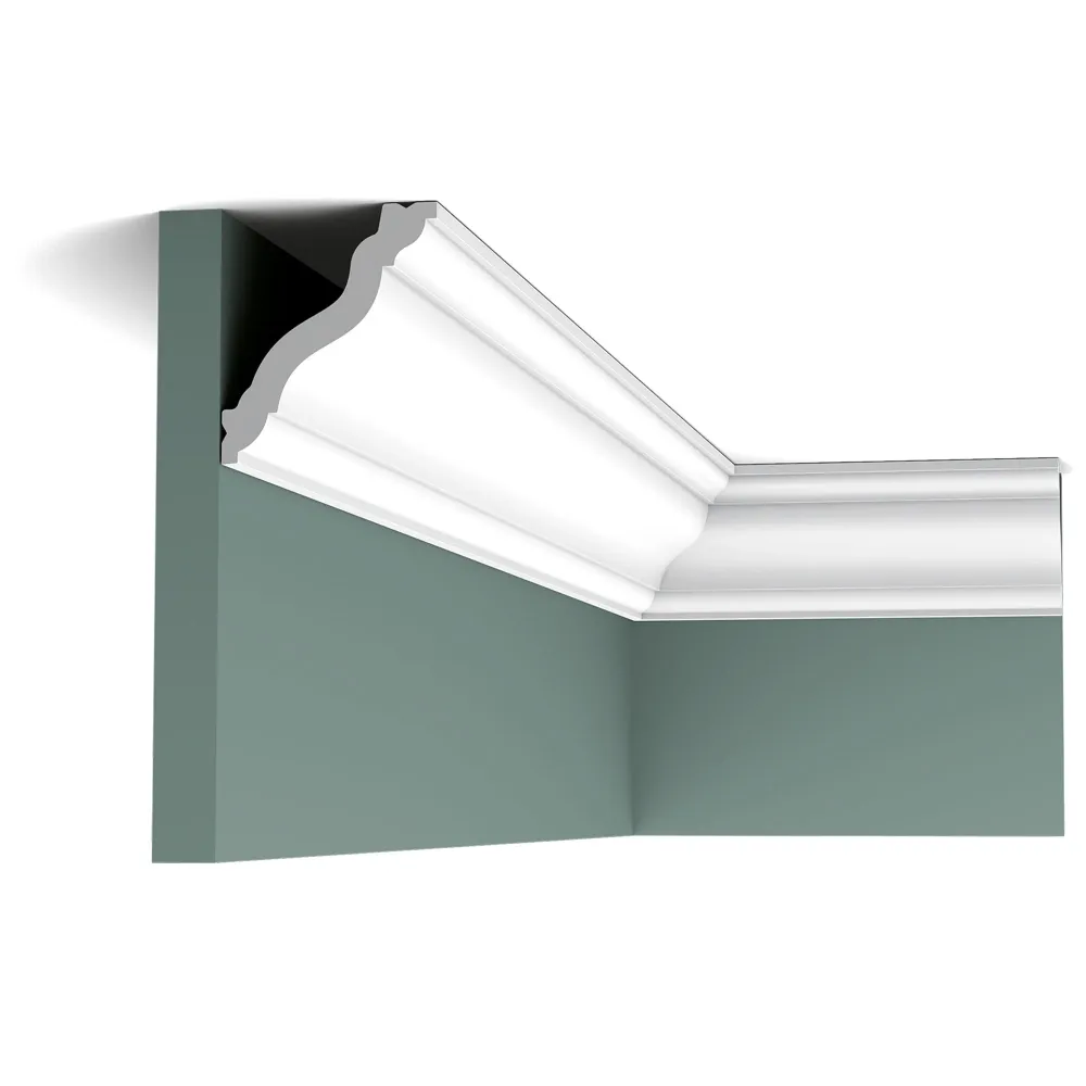 Stuckleiste CX177 weiß | 70 x 60 x 2000 mm