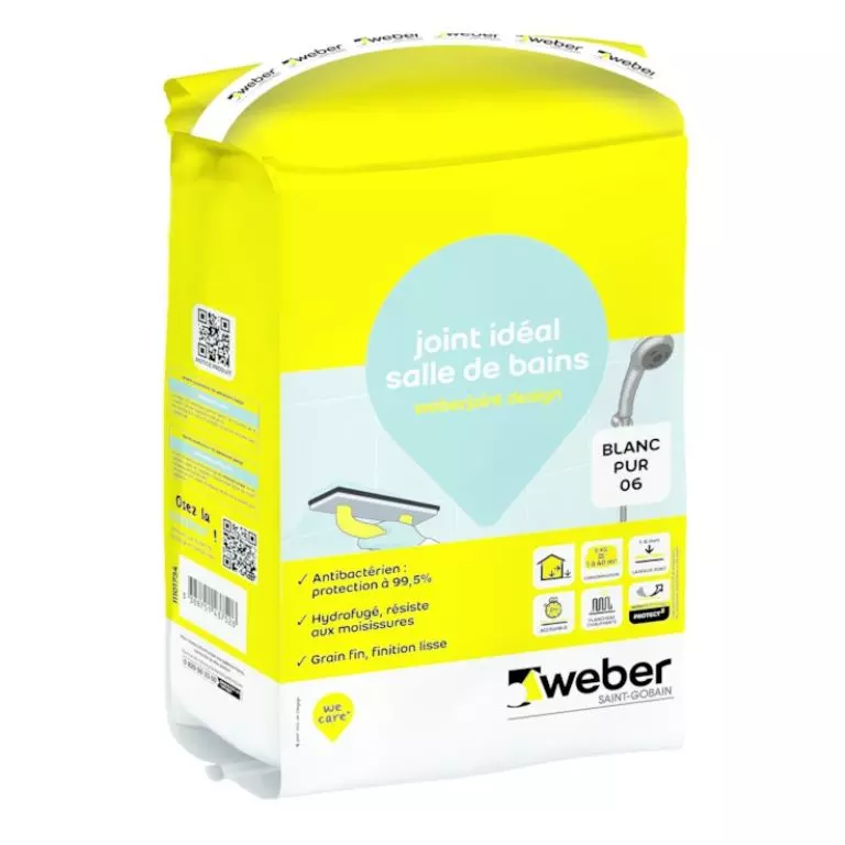 Weberjoint Mortier Décoratif Design - Blanc pur E06s - 5KG