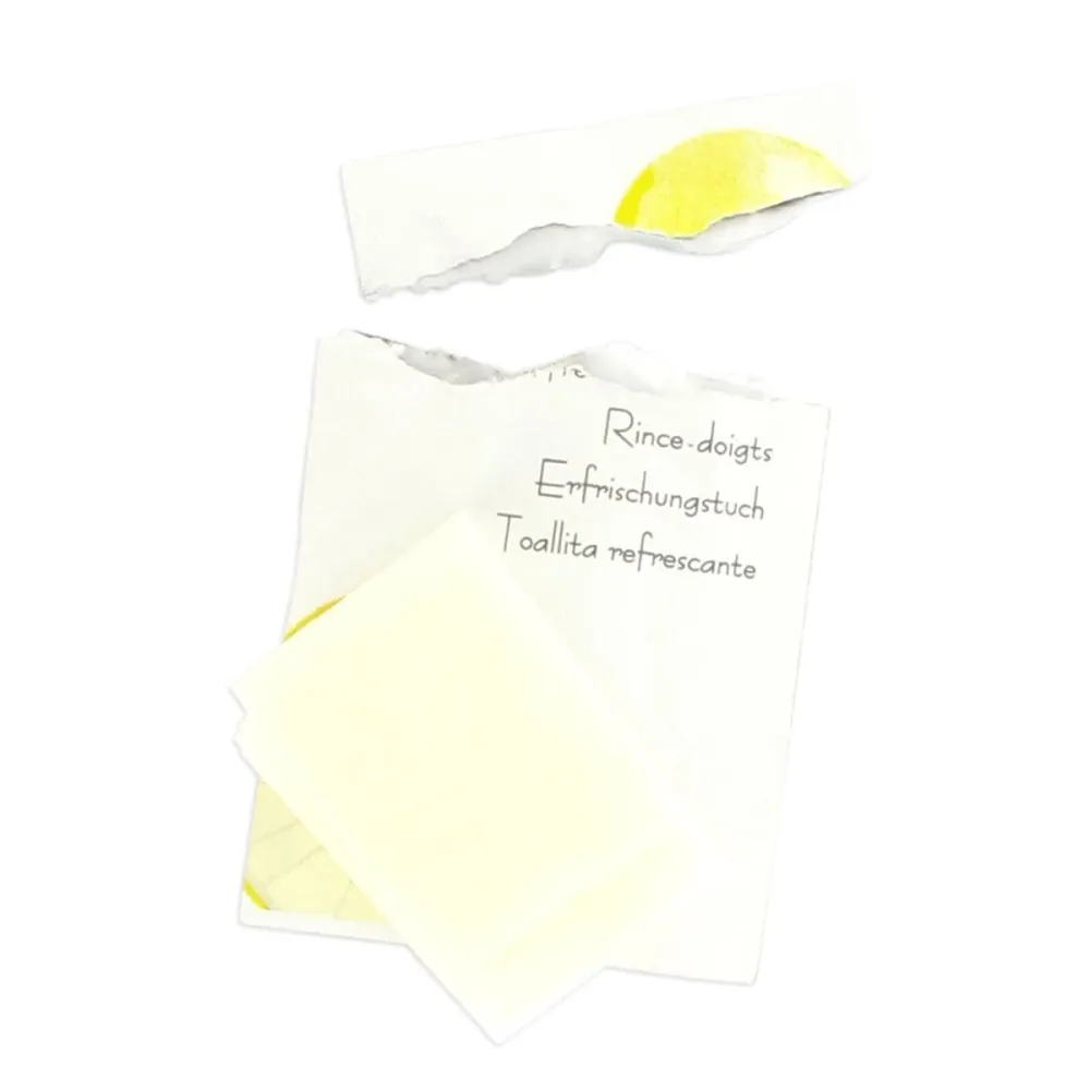 Lot de 30 rince-doigts au citron Fackelmann Unitaire Use
