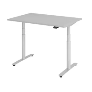 Accessoire Modulable Premium Hammerbacher bureau assis-debout électrique 120x80cm gris/argent VXDLR12/5/S se procurer à ba...