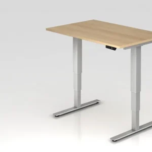 Bureau assis-debout Hammerbacher électrique 120x80cm chêne hauteur de travail 635 -1285 cm VXDSM12/E/S choisir à bas prix...