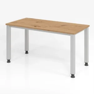 Bureau Hammerbacher QS614 140 x 67 cm plateau : chêne noueux épaisseur 25 mm chant ABS 2 mm forme rectangulaire VQS614/R/S...