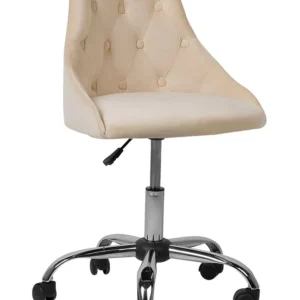 Chaise de bureau Velours Sable PARRISH