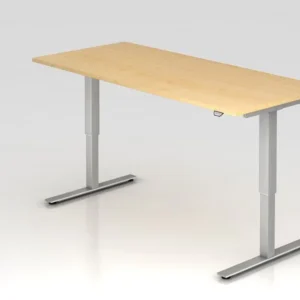 Coussin ergonomique pour Bureau assis-debout électrique Hammerbacher 180x80cm érable hauteur de travail 73 - 119 cm VXMST1...
