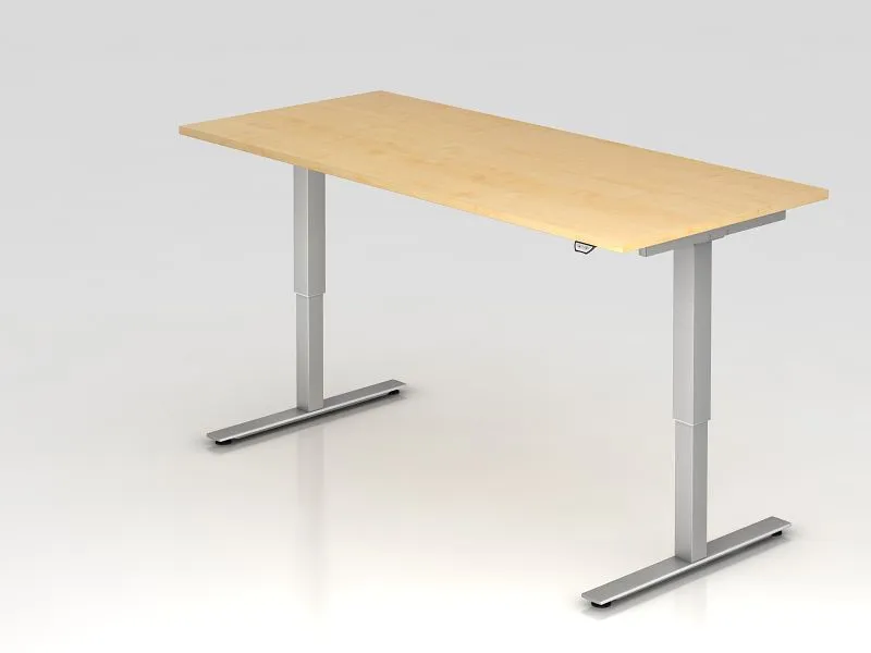 Coussin ergonomique pour Bureau assis-debout électrique Hammerbacher 180x80cm érable hauteur de travail 73 - 119 cm VXMST1...