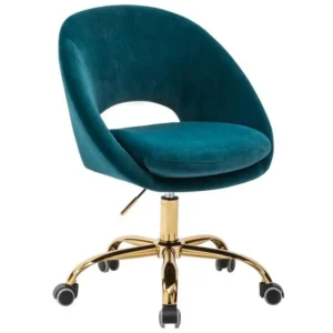Coussin ergonomique pour Chaise de bureau-Velours-Confortable Siège Ergonomique d'Ordinateur Réglable en Hauteur&...