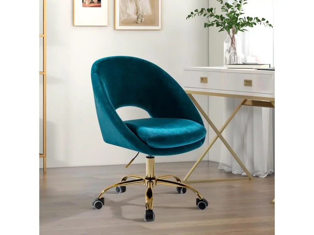 Coussin ergonomique pour Chaise de bureau-Velours-Confortable Siège Ergonomique d'Ordinateur Réglable en Hauteur&...