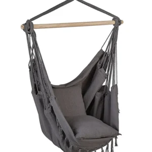 Fauteuil suspendu BONEA Coton Gris | Facile à installer |