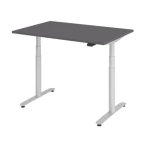 Hammerbacher bureau assis-debout électrique 120x80cm graphite/argent VXDLR12/G/S obtenir à bas prix