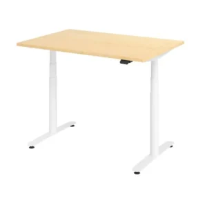 Hammerbacher bureau assis-debout électrique 120x80cm érable/blanc VXDLR12/3/W se fournir à bas prix