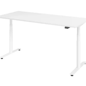 Hammerbacher bureau assis-debout électrique 180x80cm blanc/blanc VXDLR19/W/W obtenir à bas prix