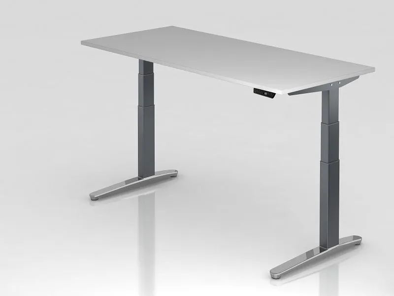 Hammerbacher bureau assis-debout électrique 180x80cm graphite/graphite forme rectangulaire VXBHM19/5/GC obtenir à bas prix