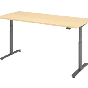Hammerbacher bureau assis-debout électrique 180x80cm érable/graphite VXDLR19/3/G acquérir à bas prix (Lot de 4)