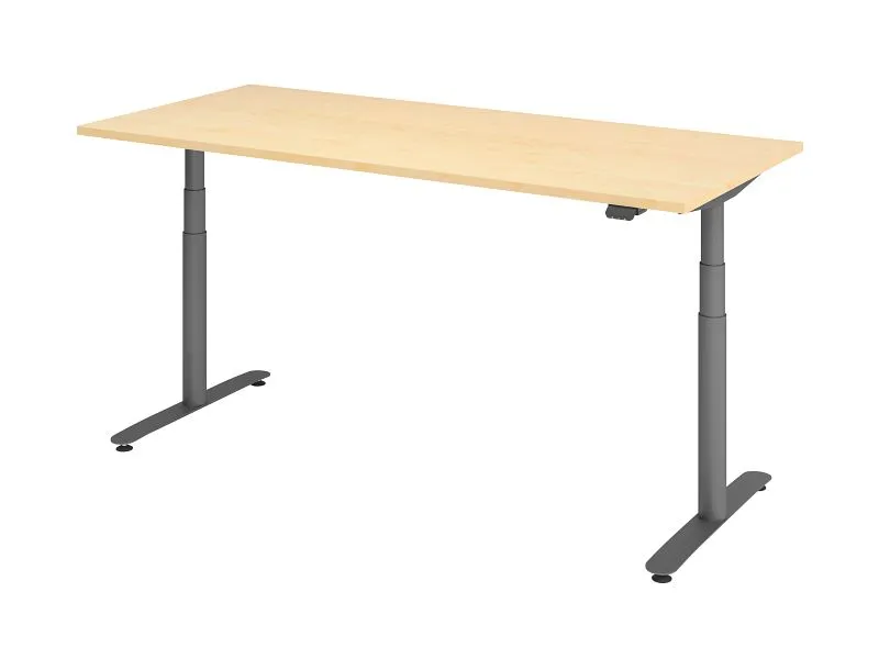 Hammerbacher bureau assis-debout électrique 180x80cm érable/graphite VXDLR19/3/G acquérir à bas prix (Lot de 4)