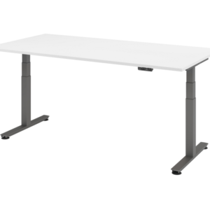 Hammerbacher bureau assis-debout électrique 200x100cm blanc VXDSM2E/W/G magasiner à bas prix