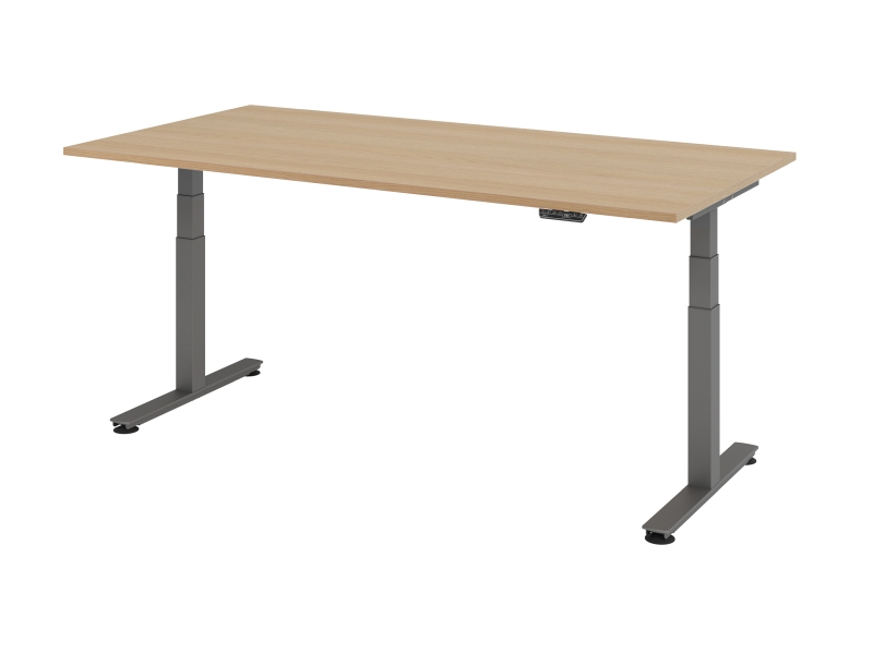Hammerbacher bureau assis-debout électrique 200x100cm chêne VXDSM2E/E/G prendre à bas prix