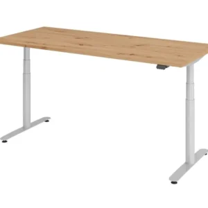 Organisateur de câbles Hammerbacher bureau assis-debout électrique 180x80cm chêne noueux/argent VXDLR19/R/S acquérir à bas...