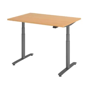 Pieds antidérapants pour Hammerbacher bureau assis-debout électrique 120x80cm hêtre/graphite VXDLR12/6/G acquérir à bas prix