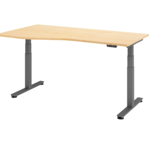 Plateau de rangement Hammerbacher bureau assis-debout électrique 180x100/80cm érable VXDSM18/3/G se fournir à bas prix
