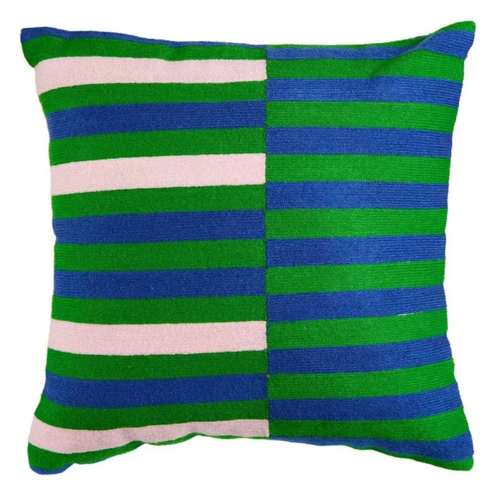 Professionnel Haute Qualité Coussin Déco Brodé "disso" – Qualité & Prix chez Alpha55 – Style, confort et durabilité réunis
