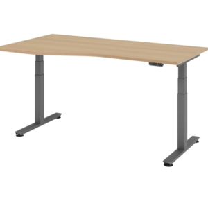 Professionnel Haute Qualité Hammerbacher bureau assis-debout électrique 180x100/80cm chêne VXDSM18/E/G acquérir à bas prix