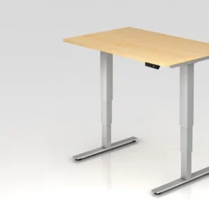Support réglable pour Bureau assis-debout électrique Hammerbacher 120x80cm érable hauteur de travail 635 -1285 cm VXDSM12/...