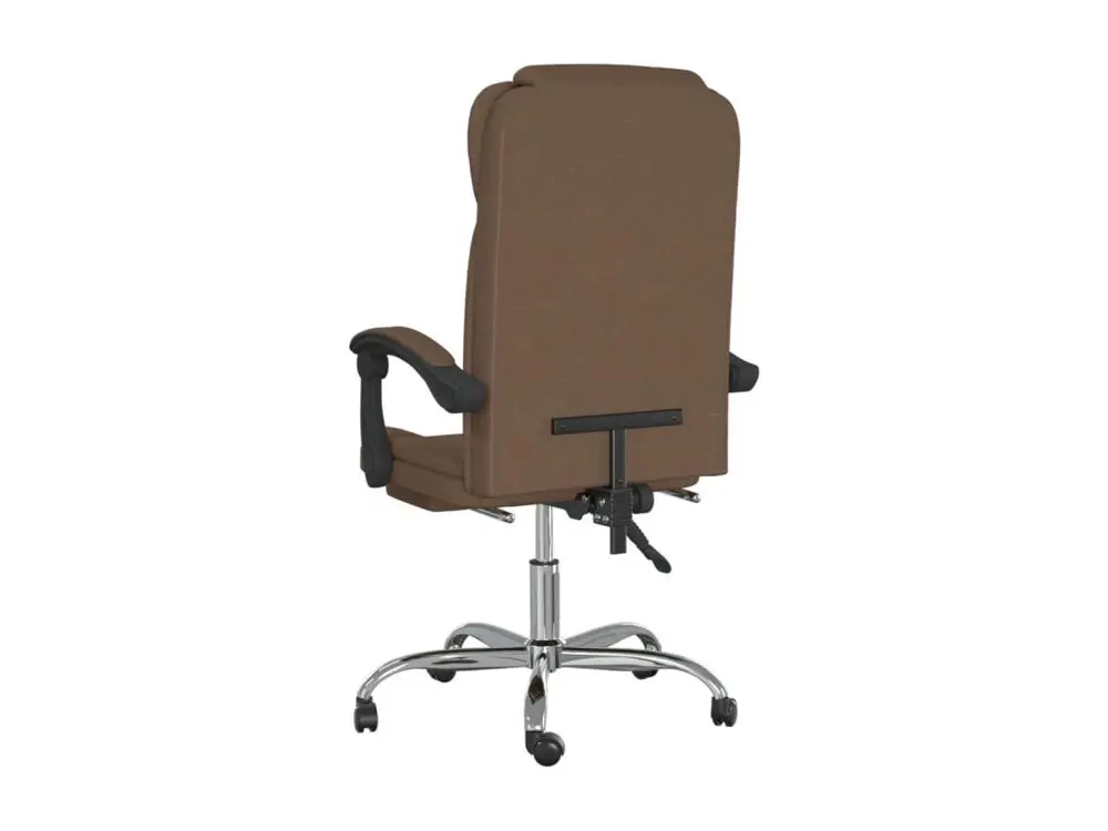 Support réglable pour Fauteuil inclinable de bureau Marron Tissu