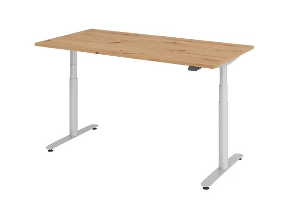 Support réglable pour Hammerbacher bureau assis-debout électrique 160x80cm chêne noueux/argent VXDLR16/R/S prendre à bas prix