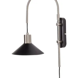 Système de suspension Wandlamp metaal zwart SISSA