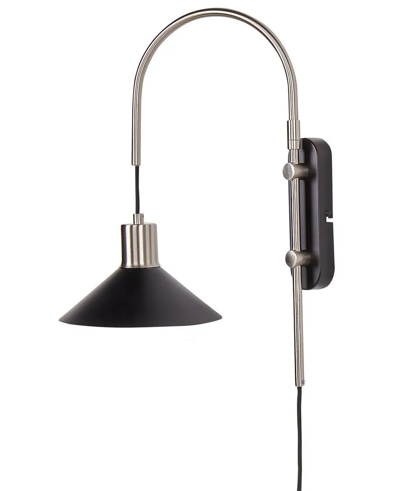 Système de suspension Wandlamp metaal zwart SISSA