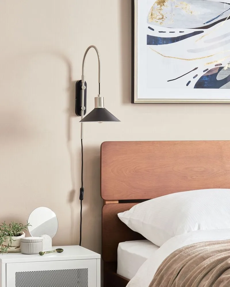 Système de suspension Wandlamp metaal zwart SISSA