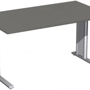 bureau geramöbel réglable en hauteur couvre-pied C en option 1400x800x680-820 graphite/argent N-647145-GS prendre à bas pr...