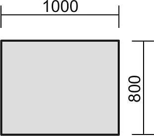 bureau geramöbel réglable en hauteur couvre-pieds C en option 1000x800x680-820 hêtre/argent N-647144-BS acquérir à bas pri...